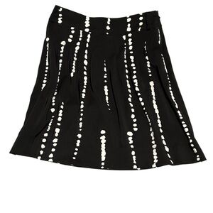 Worthington Black and White A-Line Skirt